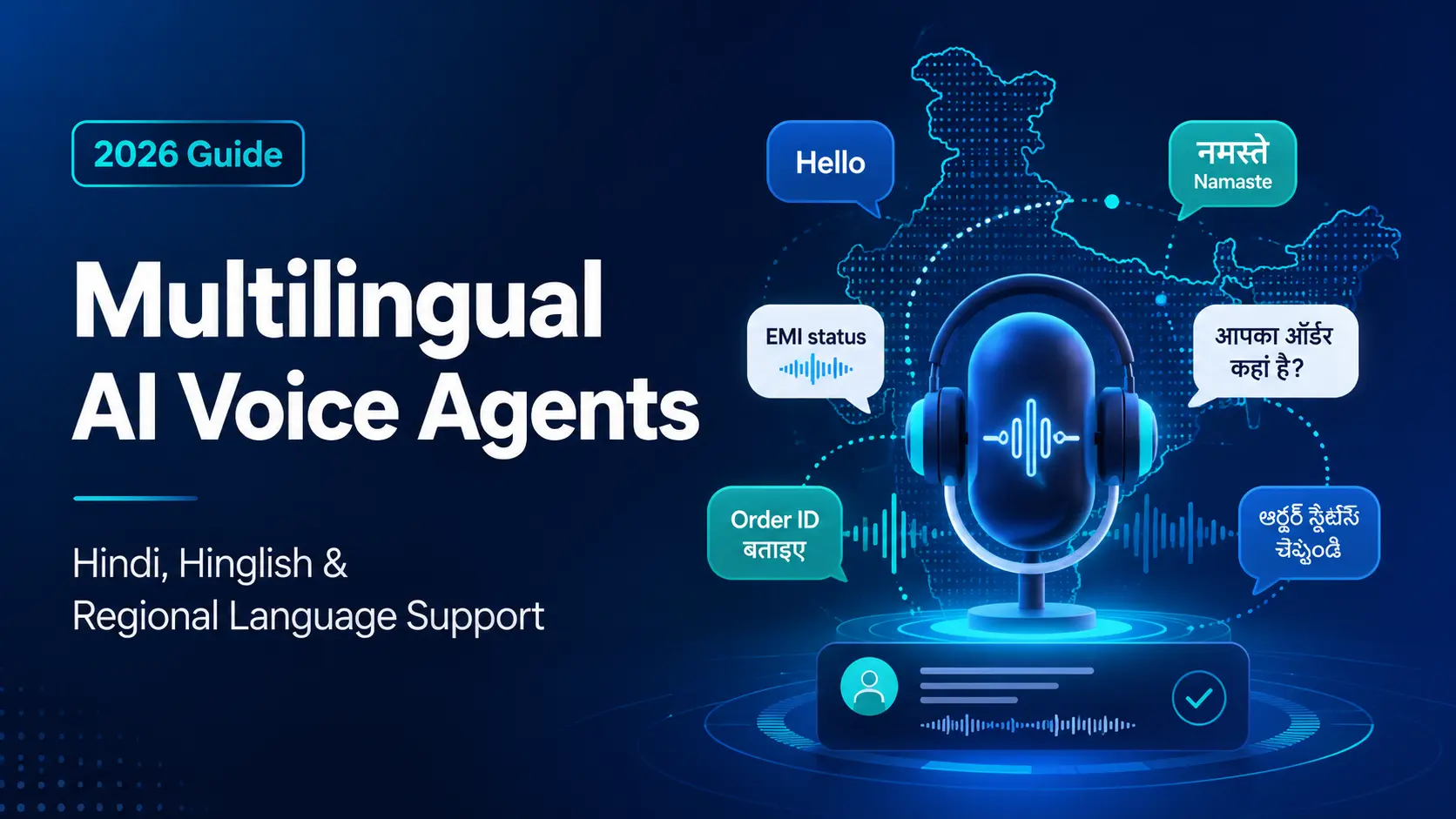 Multilingual phone conversations for Indian businesses using AI voice agents
